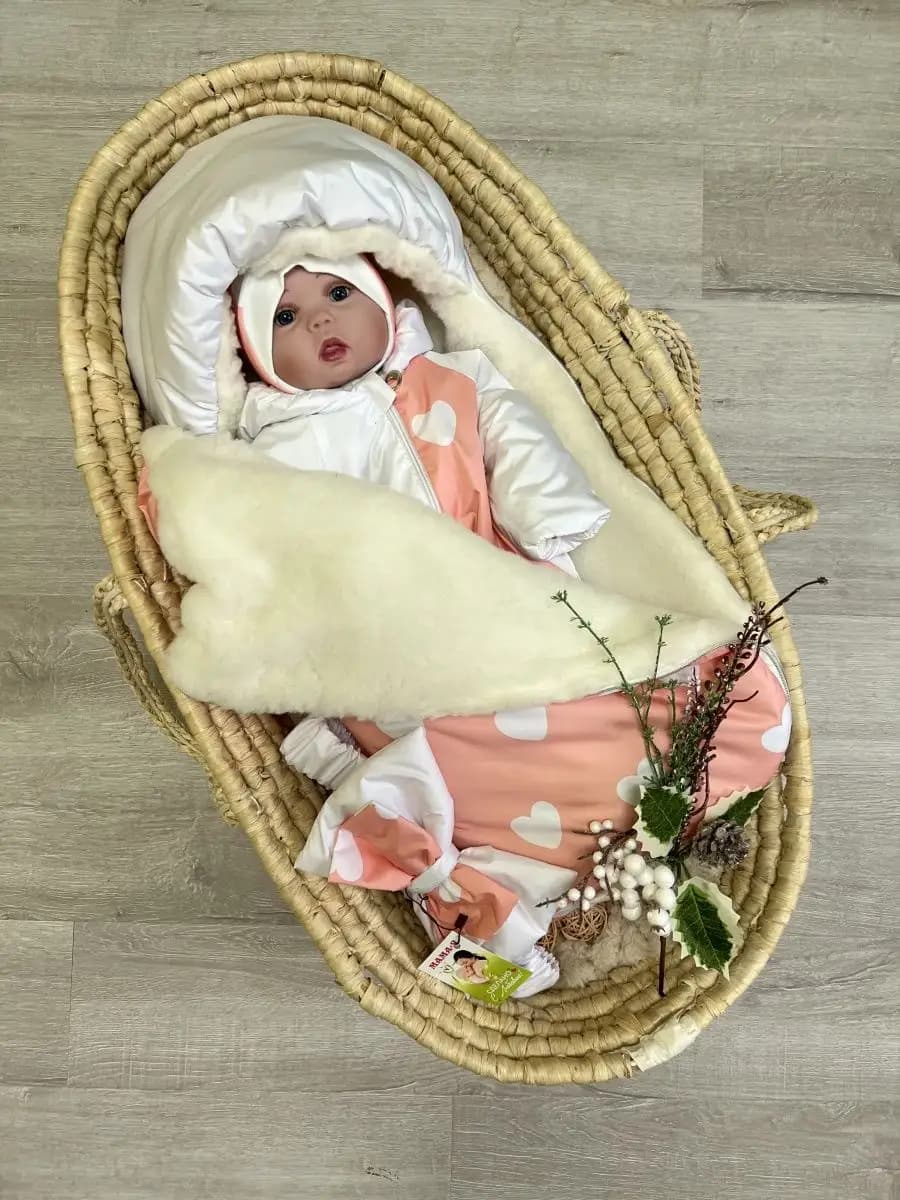 Конверт на выписку новорожденного зимний