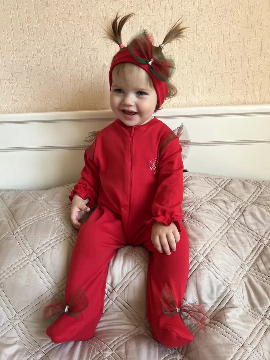 Новогодний костюм для новорожденных