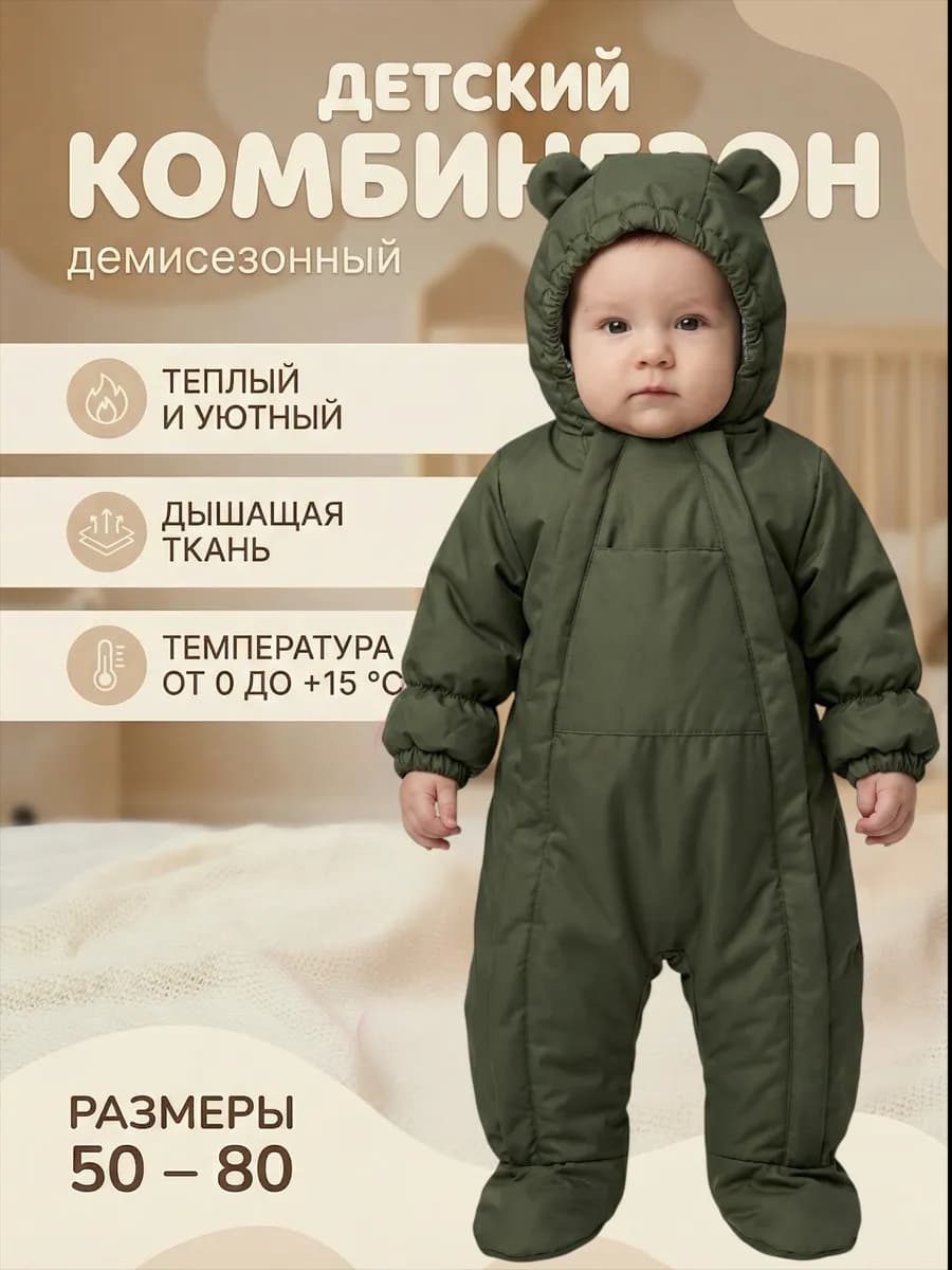 Комбинезон для новорожденных весна